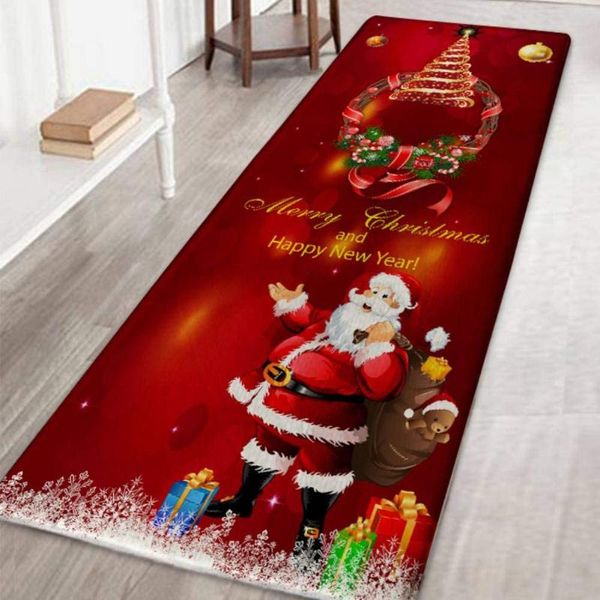 

carpets christmas kitchen mat rectangle entrance doormat bedroom home floor decoration living room carpet hallway bathroom anti-slip rug