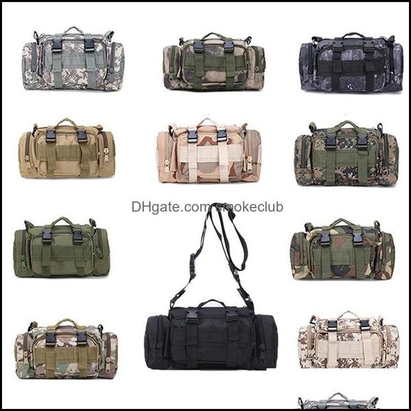 Esportes Ao Ar Livre Sacos Ao Ar Livre 3L Escalada Escalada À Prova D 'Água Saco Militar Tactical Oxford Molle Cam Pack Caminhada 3P Chest Gear Gota entrega 2