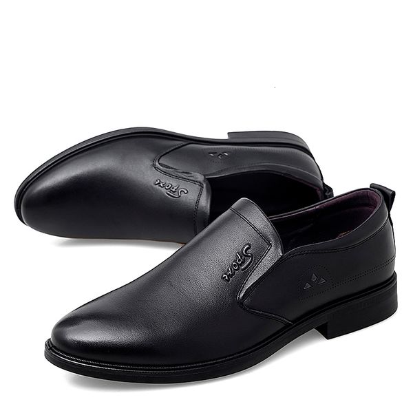 

dress shoes genuine leather shoes for men, male loafers in legitimate black leather, breathable, designer, shoes 100% ilfw