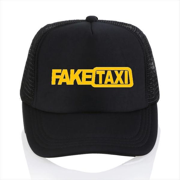 

fake taxi baseball caps mesh summer men dad hat cotton black faketaxi print snapback hats, Blue;gray