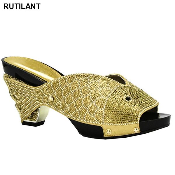 

dress shoes arrival african wedding women larges italy design elegant party summer slippers rubber, Black