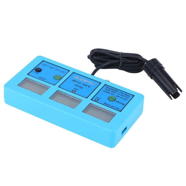 

meters 5 in 1 multifunction ph/temp/ec/cf/tds meter water quality tester detector moni