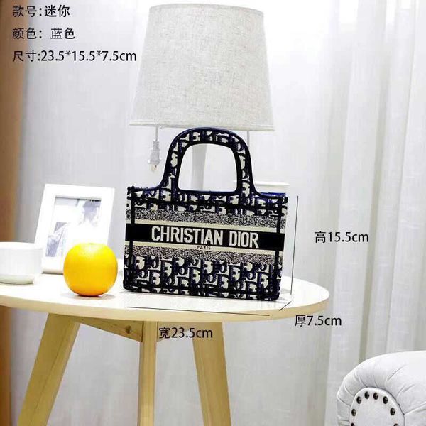 

new style embroidered canvas shopping large capacity net star same fashion shoulder versatile women's bag women luxurys designers ysj