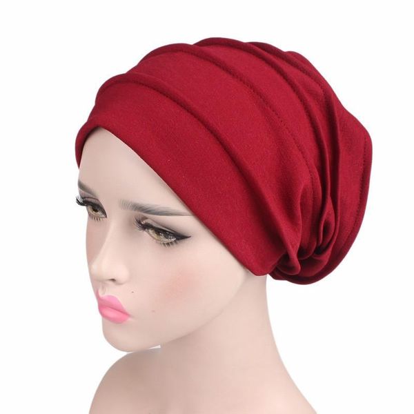 

new fashion beanie/skull caps bonnets for women multifunction tide thick elastic cotton sleeve head cap chemotherapy blind hat four seasons, Blue;gray