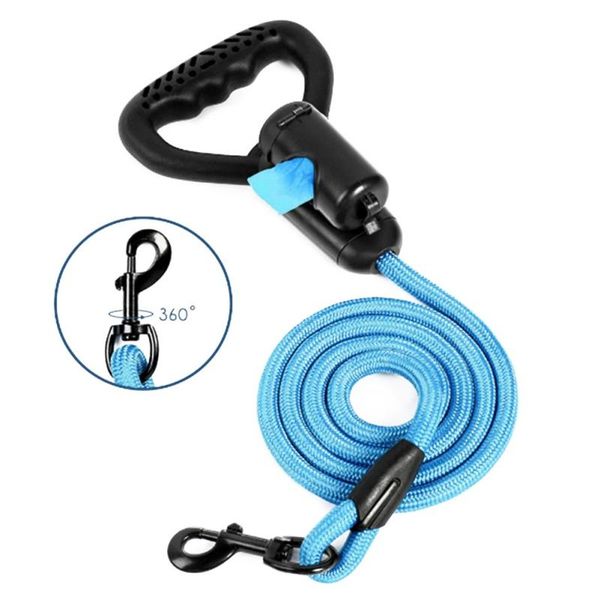 

ft reflective dog leashes for dogs running walking training supplies with heavy duty ergonomic soft rubber handle pet products collars &