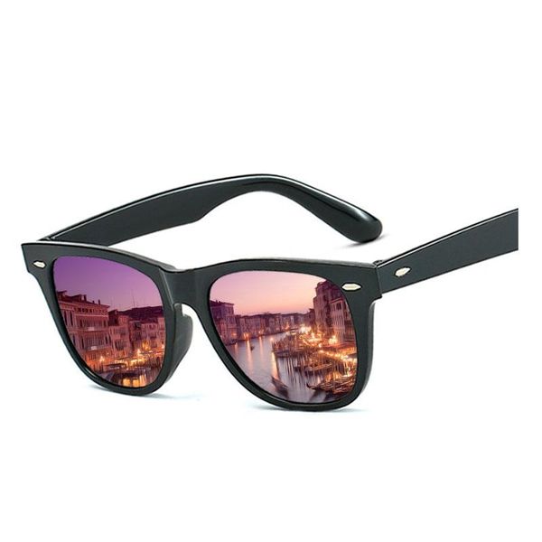 

sunglasses 2021 fashion anti-reflecterende zonnebril mannen/vrouwen klassieke rechthoek zwarte spiegel voor 's, White;black