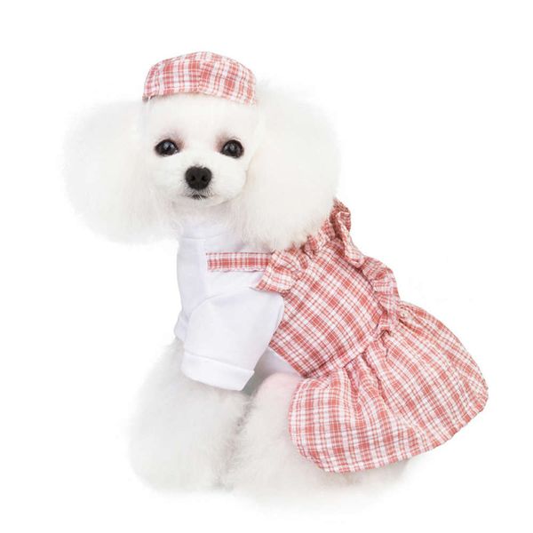 

pet clothing dog spring and summer dress pet uniform skirt thin
