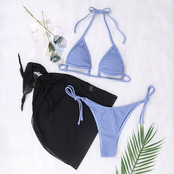 

women's swimwear women solid bikini bandage backless two pieces brazilian swimsuit beachwear biquini set #t2q yleu, White;black