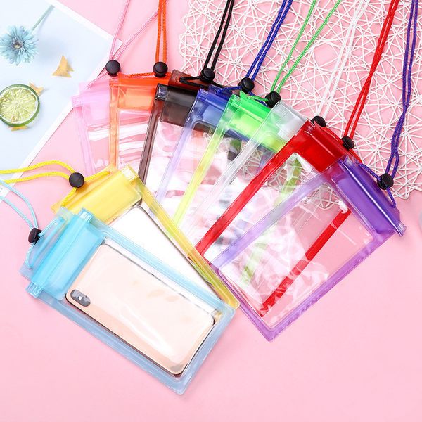 

waterproof sealing swimming bags for smart phone pouch bag diving bags pocket case