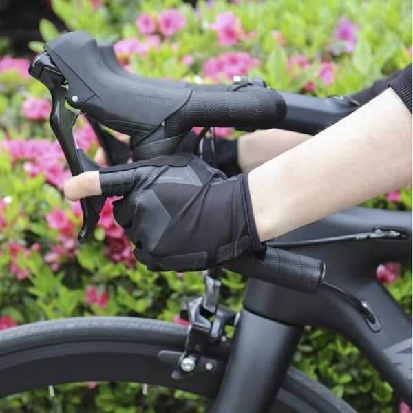 

wheel up anti-seismic wear-resisting riding gloves fitness half finger cycling outdoor sports, Black