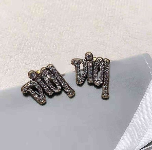 

70% off 2021 new letter 925 silver needle earrings korean personality