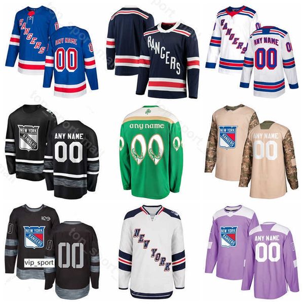 

new york rangers ice hockey mika zibanejad jersey mats zuccarello henrik lundqvist mark messier chris kreider brady skjei stadium series, Black