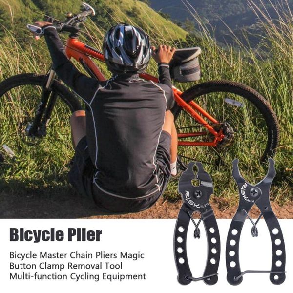 

tools 1pcs bike bicycle chain quick link open close tool master pliers magic button clamp removal 9.2cm