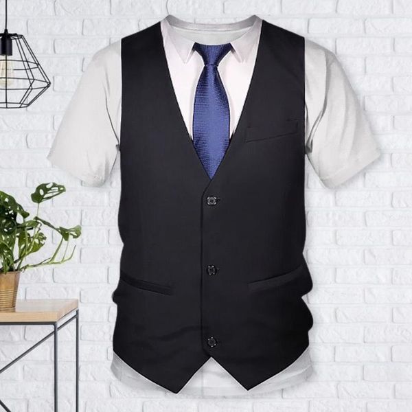

men' tank summer shirt t waistcoat business vest base o-neck tees tshirt men 3d digital printing short sleeve casual, White;black