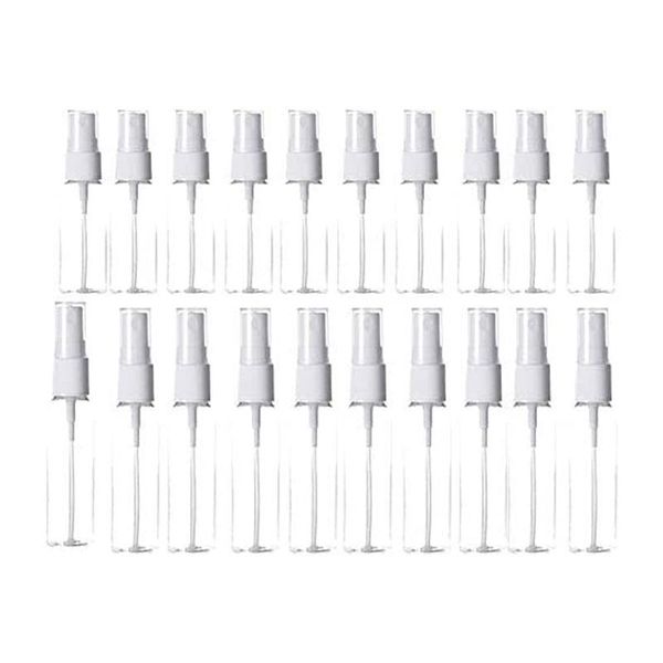 

storage bottles & jars 60pcs 20ml portable small transparent plastic empty spray bottle refillable