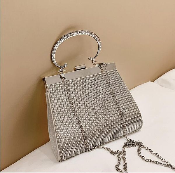 

factory wholesale women handbag diamond-encrusted dinner bag in europe and america retro-styled dress handbags beaded womens messenger bags