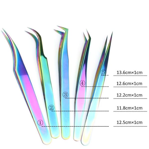 

eyebrow tools & stencils professional eyelashes tweezers for lashes extension nipper stainless steel high precision eyelash