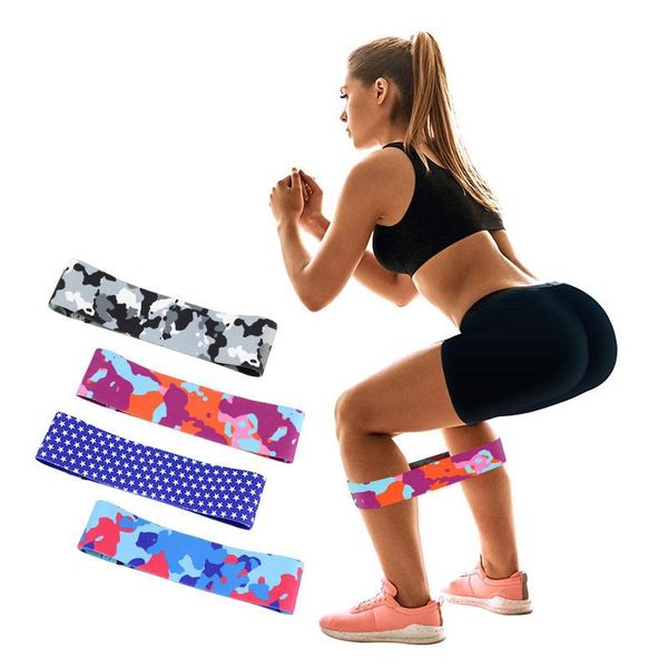

piece band hip circle loop resistance workout exercise for legs thigh glute busquat bands non-slip design