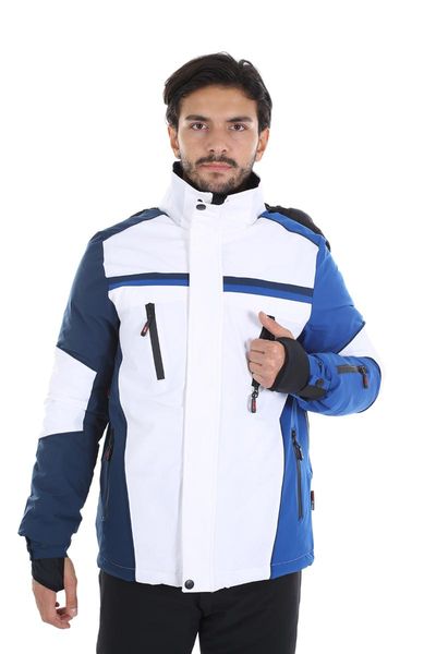 

exuma male snow and ski jackets 2011117 white/white 10 w322011117 men's, Black;brown