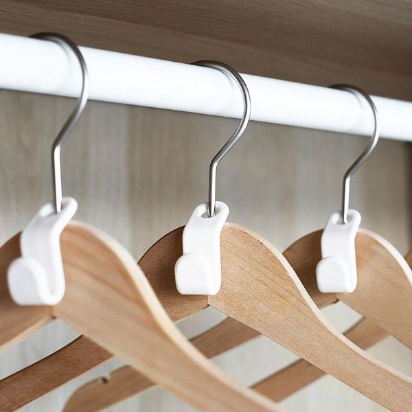 

hooks & rails closet hanger space save magic extension connection clothing rack band organizer shelf for kitchen bathroom home goods