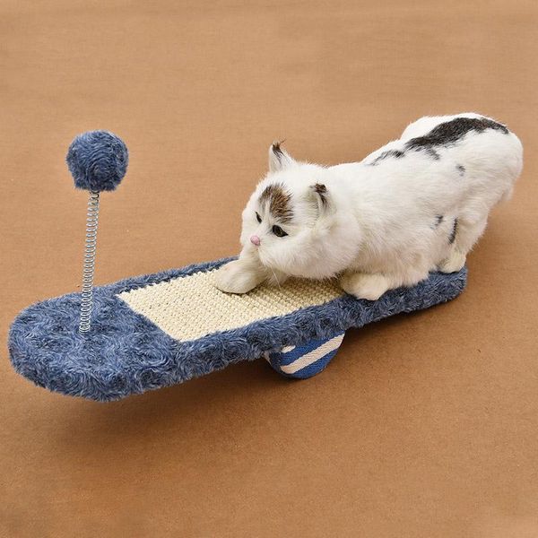 

durable sisal cat toys scratcher pet scratching post for cats intersting goods teeterboard grinding claw tools supplies
