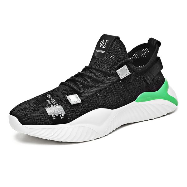 

men's shoe sports men lightweight breathable casual white black blue shoes trendy youth running sneakers item eighteen