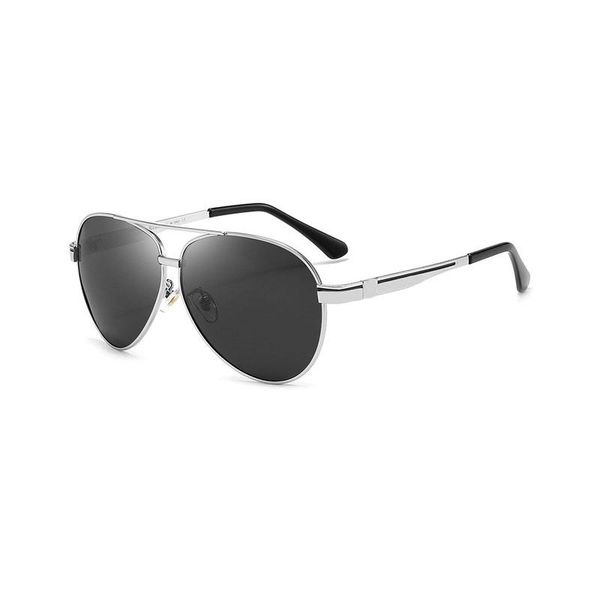 

sunglasses 2021 polarized men's uv400 driving glasses brand designer metal retro, White;black