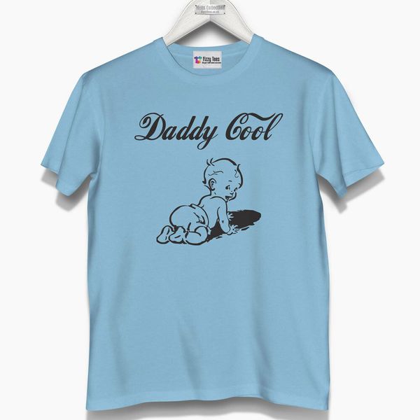 

men's daddy cool t-shirt (brand new), White;black