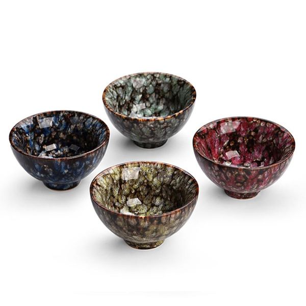 

cups & saucers glaze tea cup 85ml variables colorful transmutation porcelain bowl ceramic teacup drinkware mug