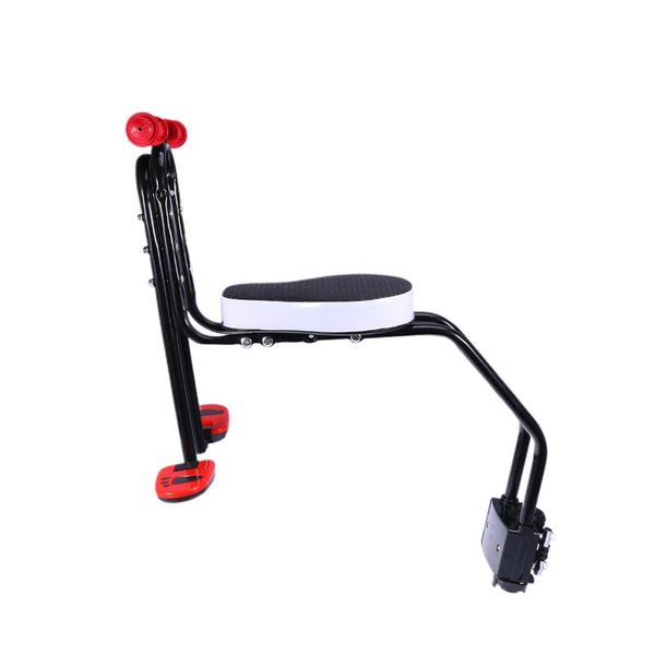 

bike saddles children seat quick dismounting electrombile preposed safety with armrest pedal standard black