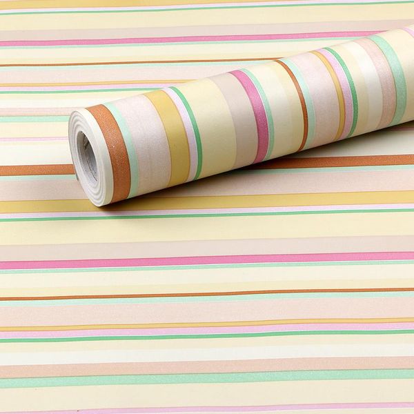 

wallpapers 3d decoration wall stickers roll pvc embossed stripe line wallpaper bedroom living room