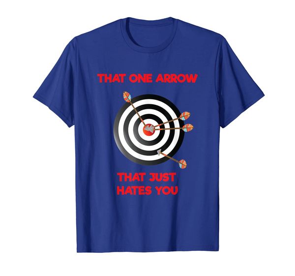 

that one arrow that just hates you - funny archery t-shirt, White;black