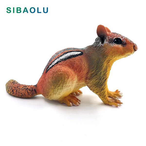 

decorative objects & figurines simulation big chipmunk mouse rat animal model figurine home decor miniature fairy garden decoration accessor