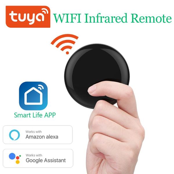 

smart home control universal mini wifi ir remote tuya for air conditioner tv etc support alexa google assistant voice device