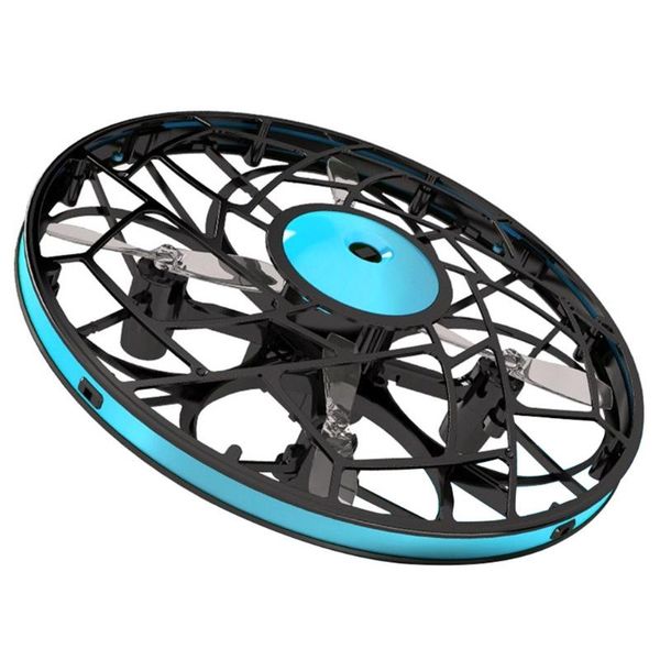 

drones mini ufo drone gesture control helicopter rc quadcopter sensing and lights indoor surround 3d flip aircraft for kids gift