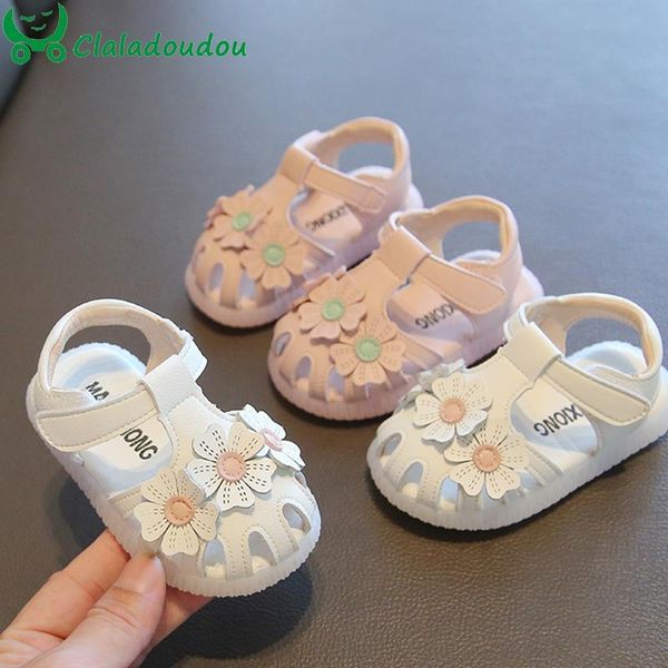 

11.5-15.5cm brand infant girls flowers sandals,beige pink closed toe strap toddler summer flats shoes,basby first walkers