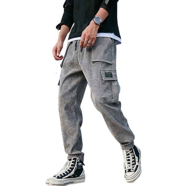 

men's winter trousers, velvet sweatpants, cargo pants men, hare, vintage hip hop block, harajuku 5xl6xl 7xl., Black