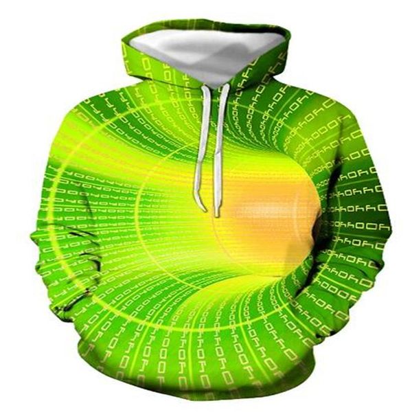 

men's hoodies & sweatshirts 2021 spring, summer, autumn and winter 3d hoodie long sleeve tunnel, Black