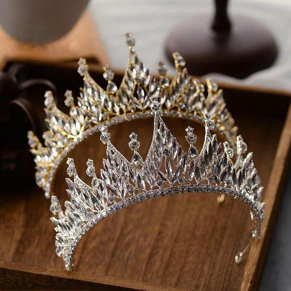 

other sparkly crystal princess brides tiaras headpieces hairbands wedding hair accessories, Golden;white