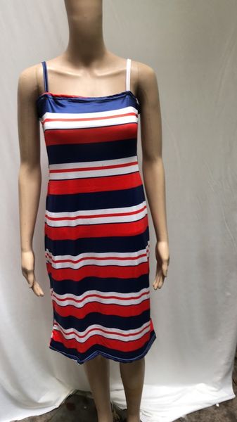 

colrovie color block striped cami summer new spaghetti strap girls bodycon mini multicolor casual women dress, Black;gray