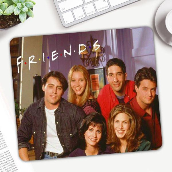 

mouse pads & wrist rests arrival friends printed gaming pad gamer computer mousepad keyboard desk game mause mice mat drop ship