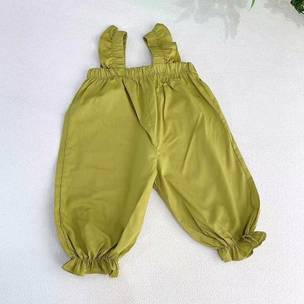 

jeans summer baby girls cotton light green jumpsuit overalls, Blue