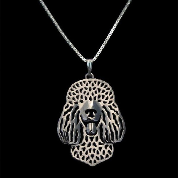 

pendant necklaces fashion ladies' jewelry pet dog lovers irish water spaniel drop, Silver