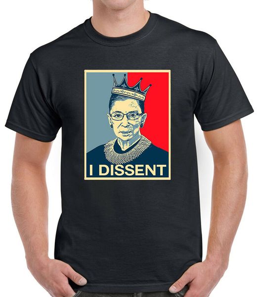 

i dissent ruth bader ginsburg notorious rbg t-shirt, White;black
