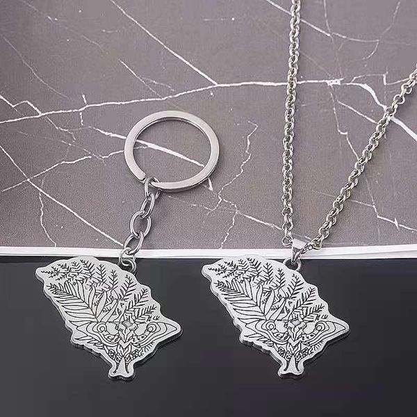 

keychains the last of us 2 keychain backpack clothes metal pendant jewelry, Silver