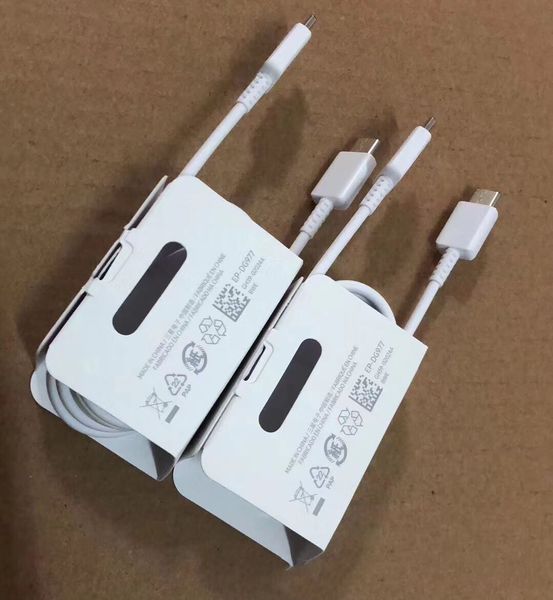 

original usb type-c to type c cables fast for samsung galaxy s10 note 10 plus support quick charge cord