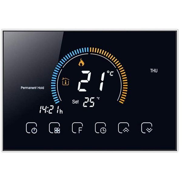 

smart home control ayhf-wifi thermostat with presssn color display wireless programmable controller for office