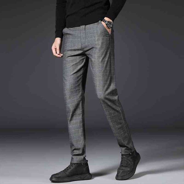

spring and summer classic women pants style casual business fashion black blue elastic regular fit brand trousers
