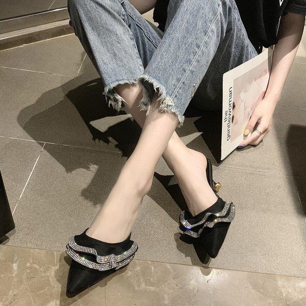 

ins women's shoes patent leather woman high heel fashion 5cm dress, Black