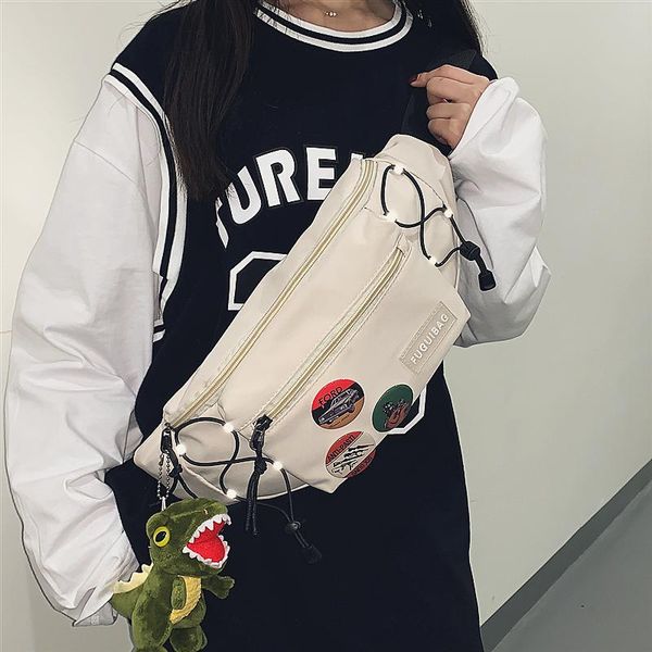 

waist bags messenger bag couple original brand large capacity chest ins wild student sports girl shoulder
